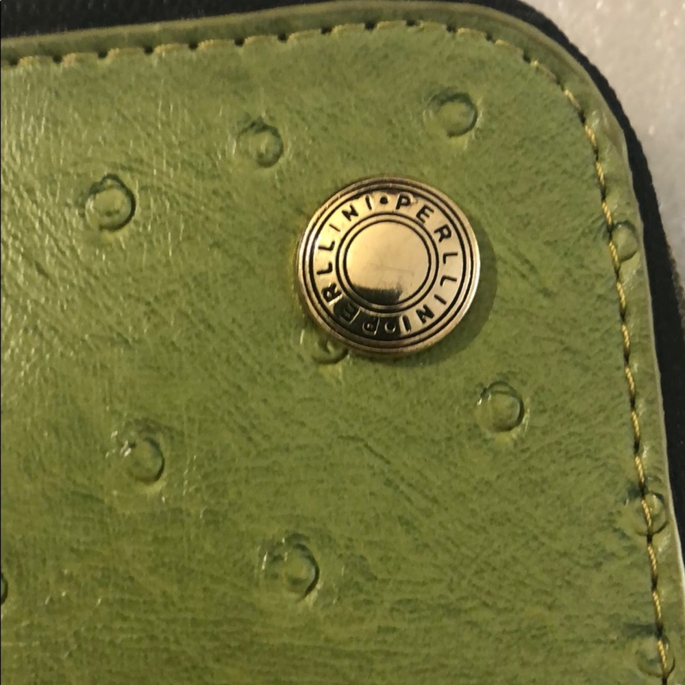 Perillini olive green wristlet - Picture 2 of 16